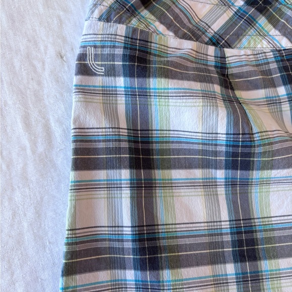 Women’s Lole Plaid Adjustable Waist Back Zip Pockets Tennis Skort Short Size 12 - Picture 15 of 15